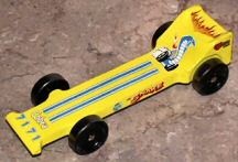 photograph of pinewood derby car winner
