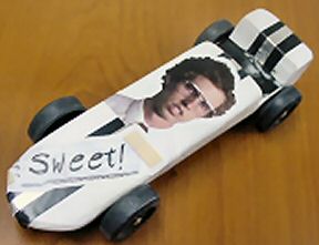 photo of Military pinewood derby car