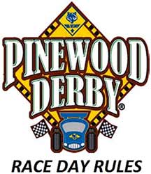 pinewood derby rules