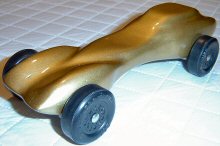 pinewood derby car gold picture photo
