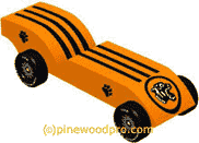 Tiger Pinewood Derby Car Plan picture