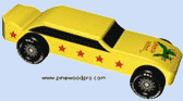 pinewood derby design plan picture - hornet