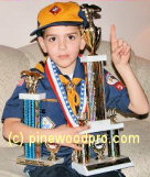 photo first place pinewood derby car
