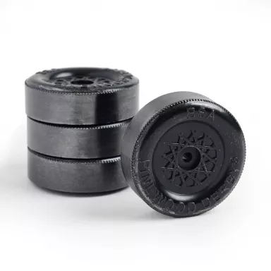 BSA Pinewood Derby Graphite-Coated Speed Wheels (set of 4)