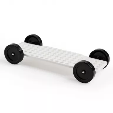 Brick Derby™ Chassis in White