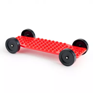 Brick Derby™ Chassis in Red