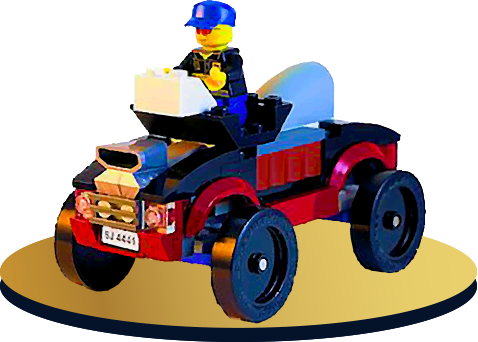 Lego Brick Pinewood Derby Car