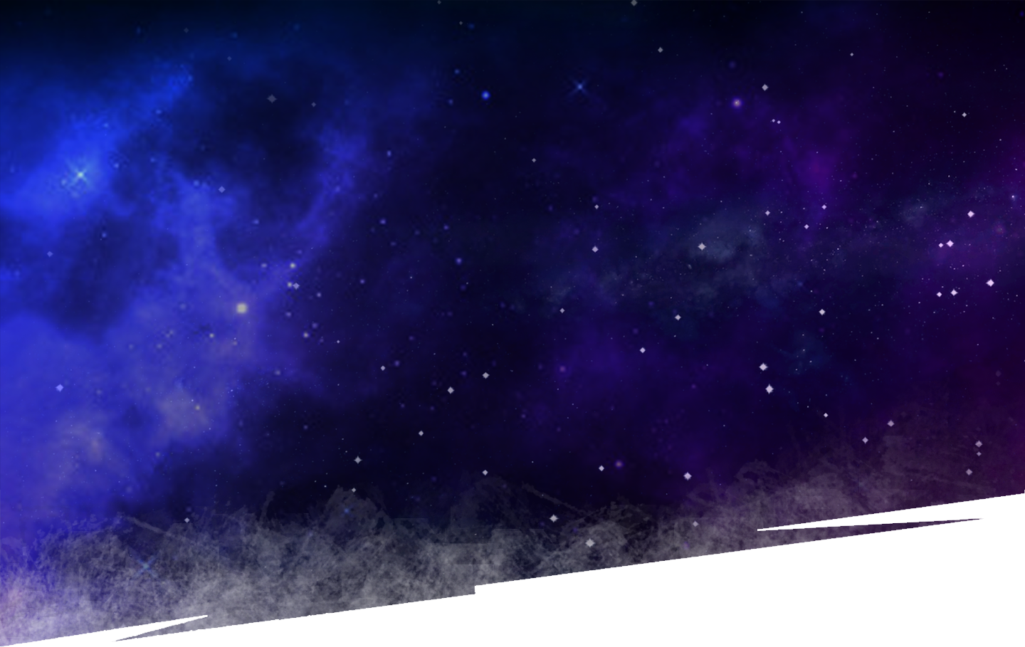 Space background with slant effect