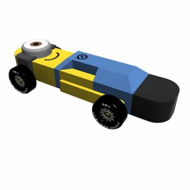 Minion- Pinewood Derby 3D Design Plan-  INSTANT DOWNLOAD!