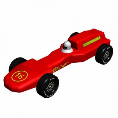 Grand Prix - Pinewood Derby 3D Car Design Plan