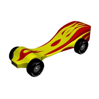 Spitfire - Pinewood Derby Car Design Plan