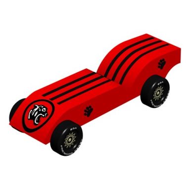 Tiger  - Pinewood Derby 3D Car Design Plan