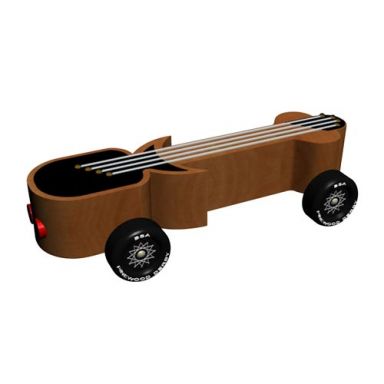 Guitar - Pinewood Derby Car Design Plan